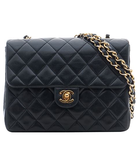 chanel handbag black quilted